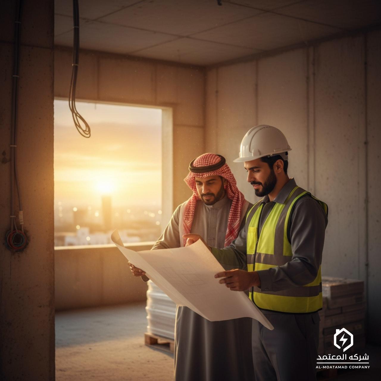 شركة المعتمد لتأسيس وصيانة الكهرباء بالرياض 